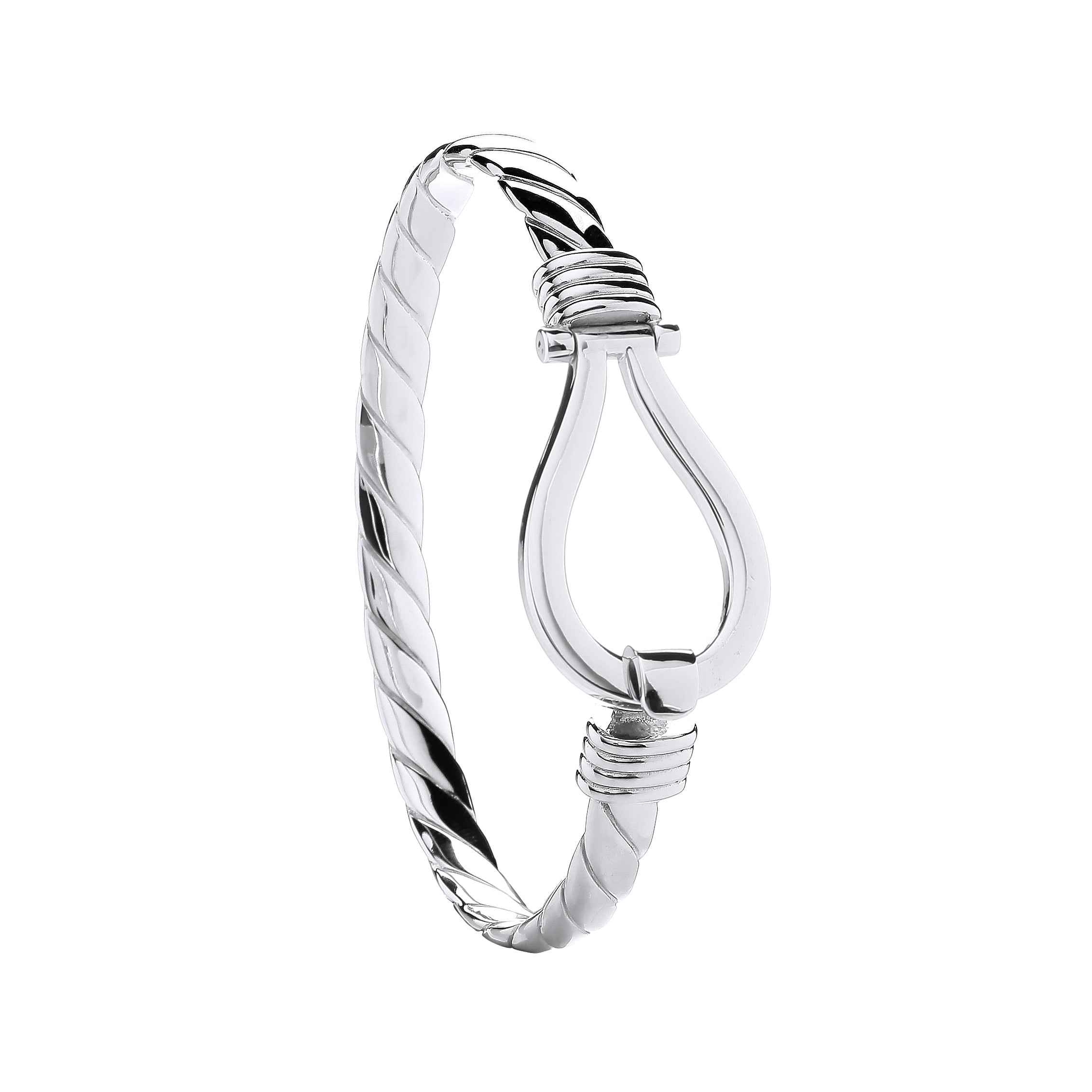 Silver hot sale gents bangle