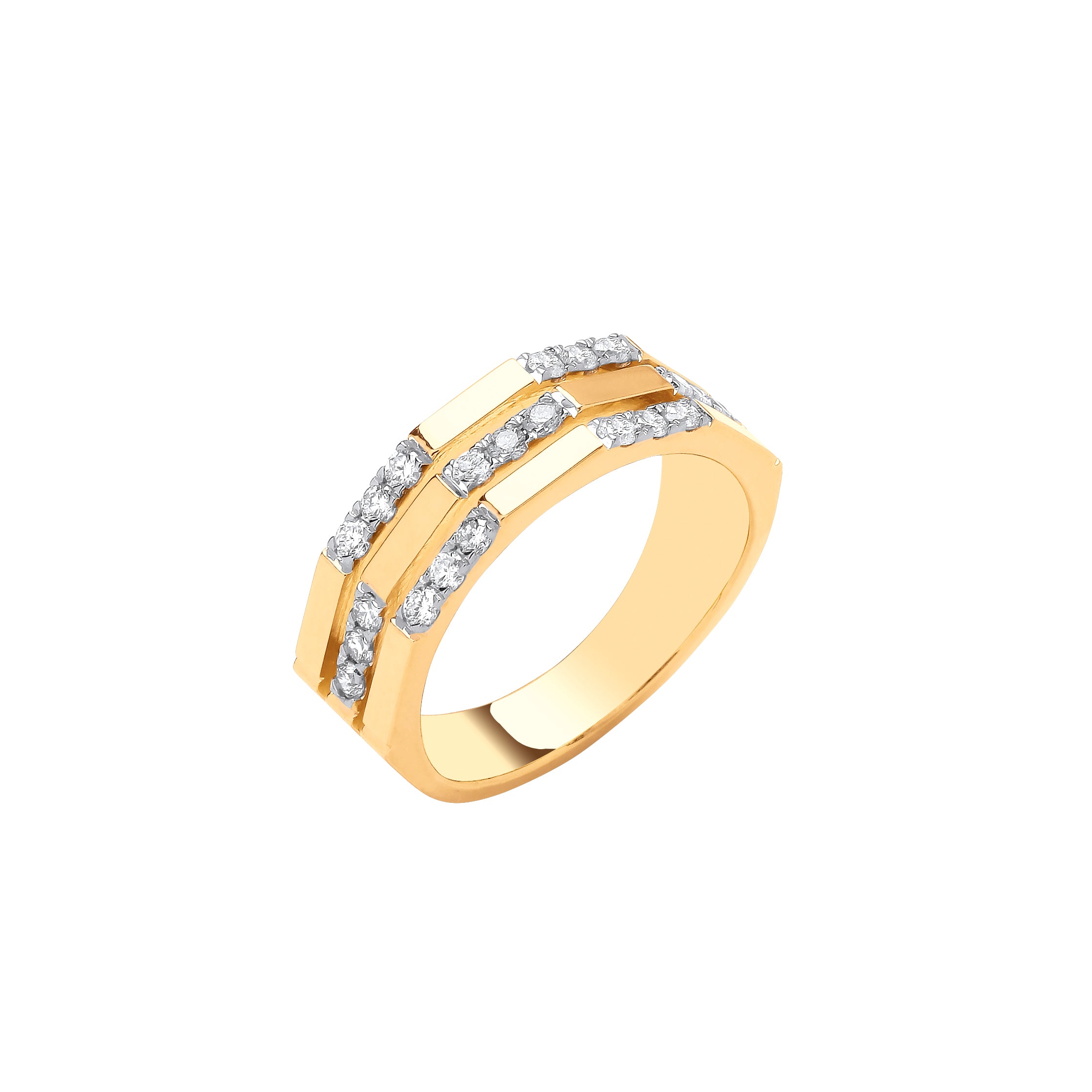 9ct Yellow Gold 0.33ctw Diamond Ring