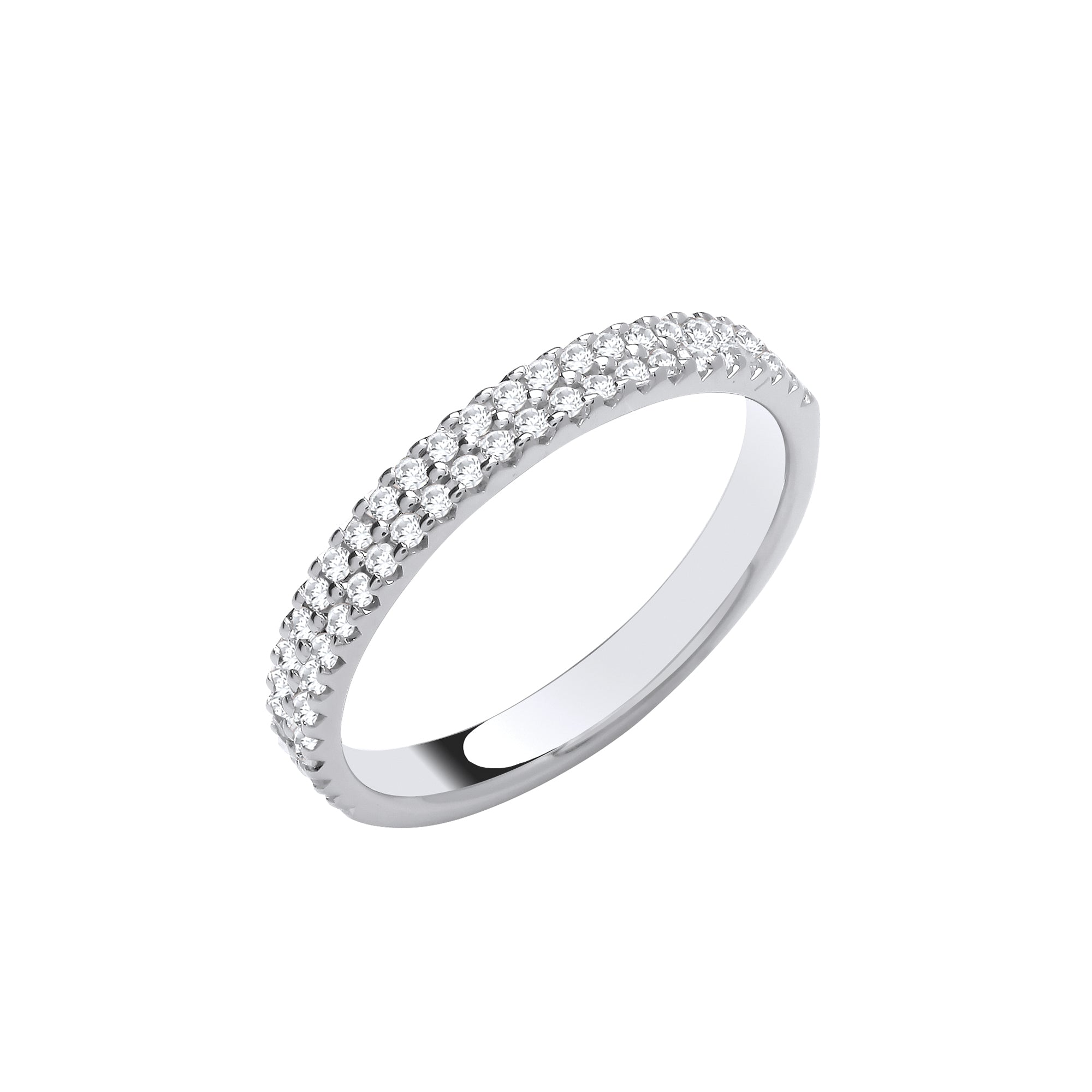 9ct White Gold 0.25ct Diamond Eternity Ring