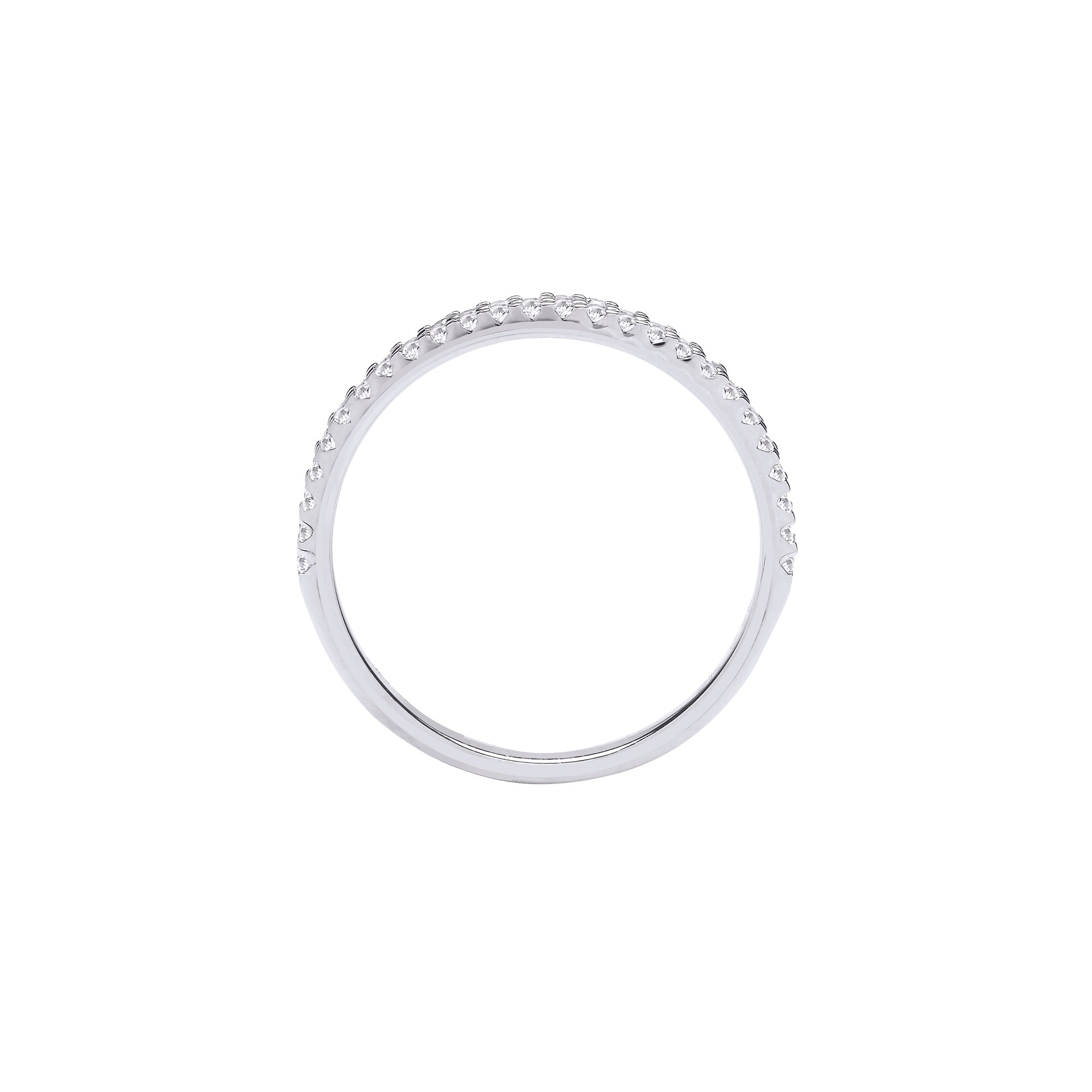 9ct White Gold 0.25ct Diamond Eternity Ring