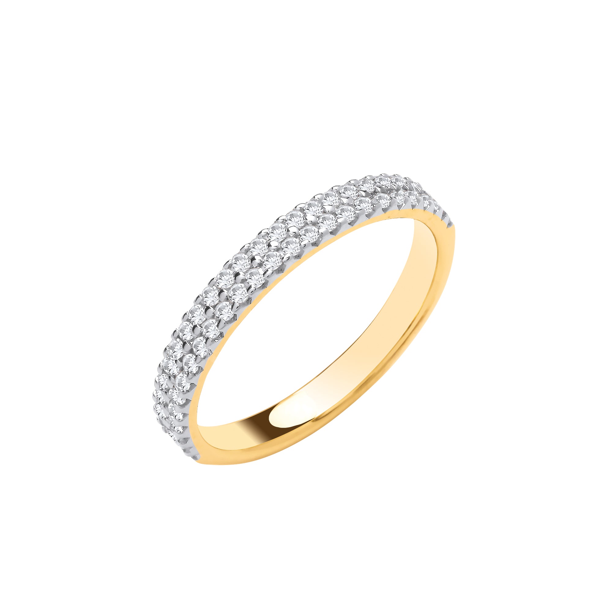 9ct Yellow Gold 0.25ct Diamond Eternity Ring