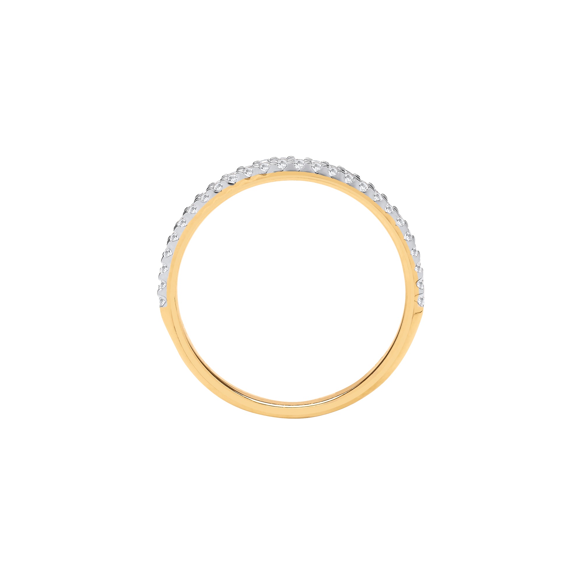 9ct Yellow Gold 0.25ct Diamond Eternity Ring