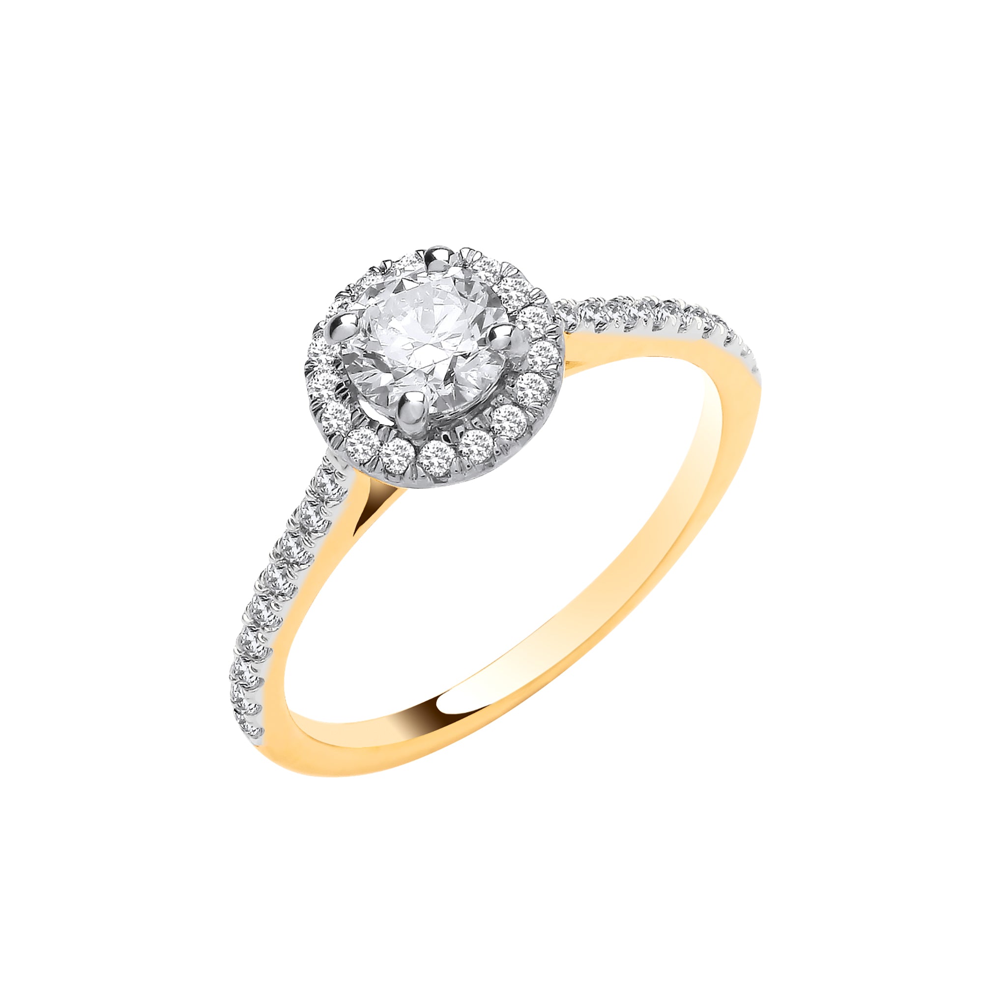 18ct Yellow Gold 0.75ct Diamond Ring