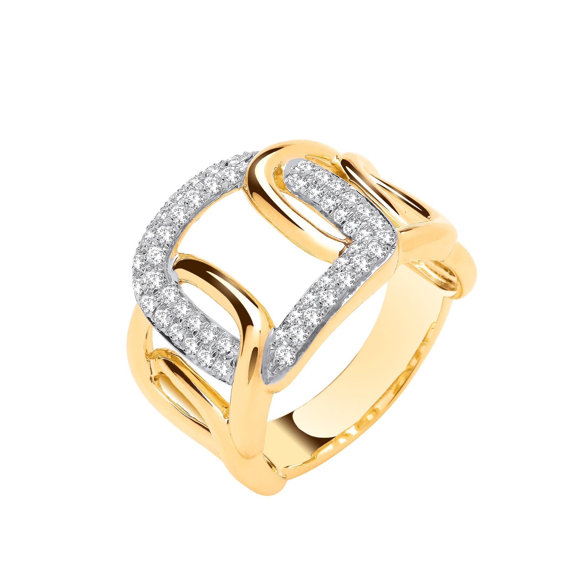 9ct Yellow Gold 0.55ct Diamond Ring