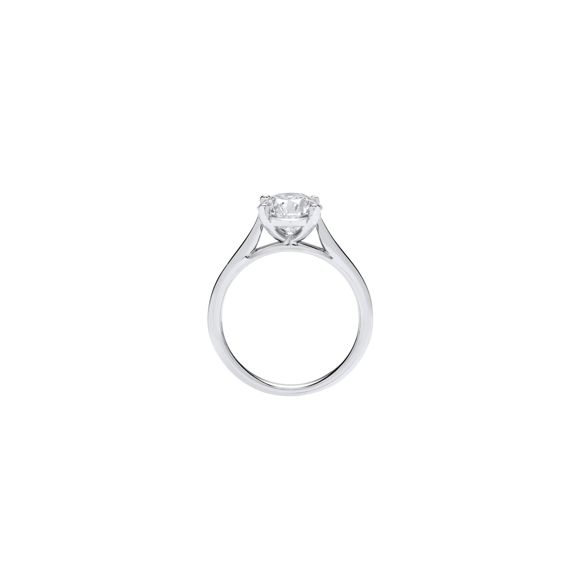 18ct White Gold 1.00ct Solitaire Lab Grown Diamond Ring IGI Certified