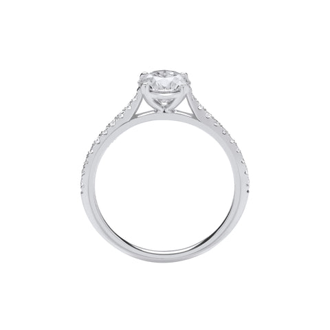 18ct White Gold 1.20ct Solitaire Lab Grown Diamond Ring IGI Certified