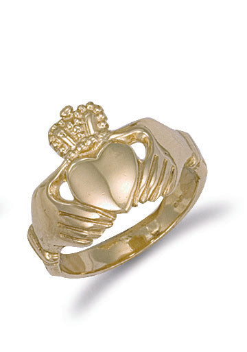 9ct Yellow Gold Claddagh Ring