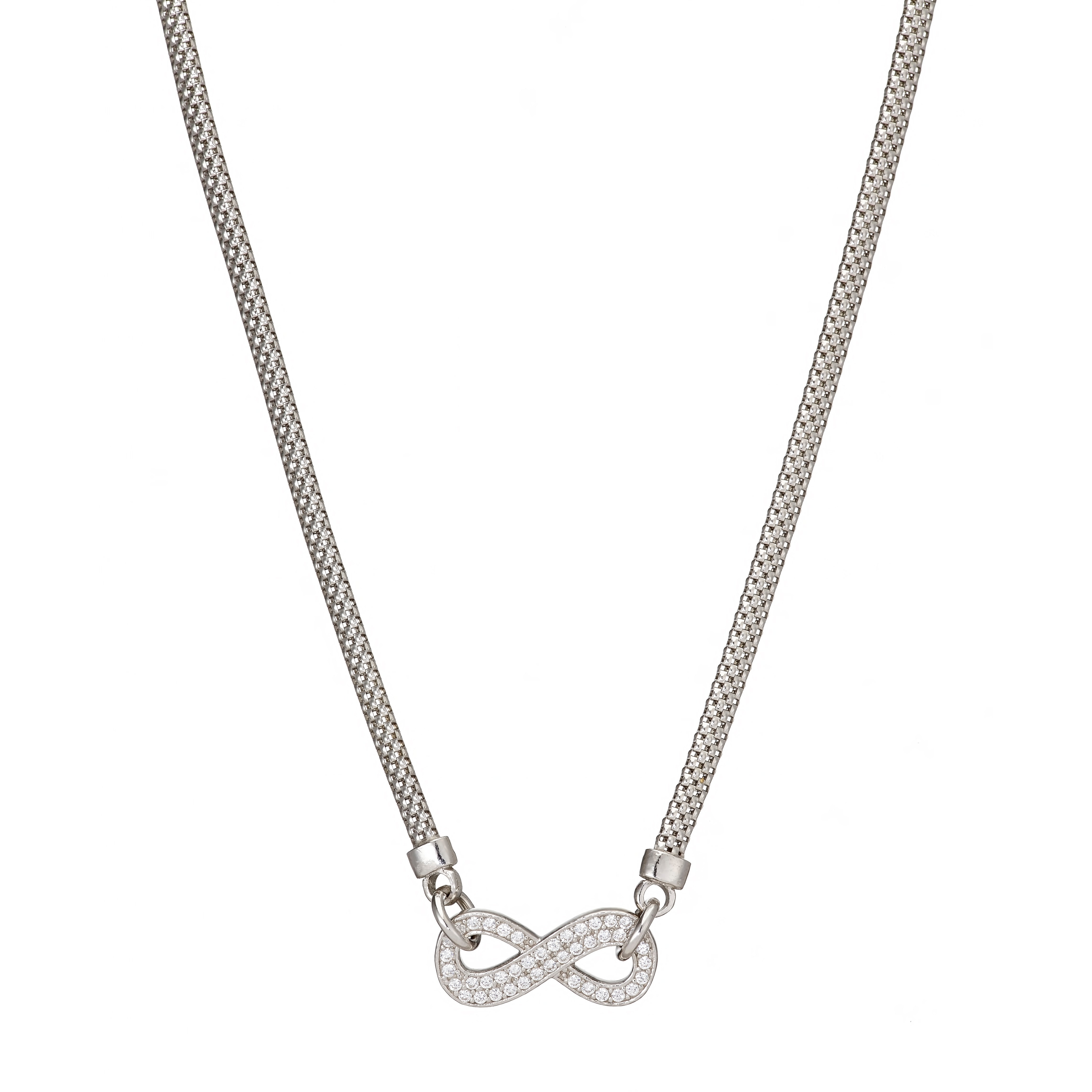 925 Sterling Silver Infinity Necklace / Bracelet