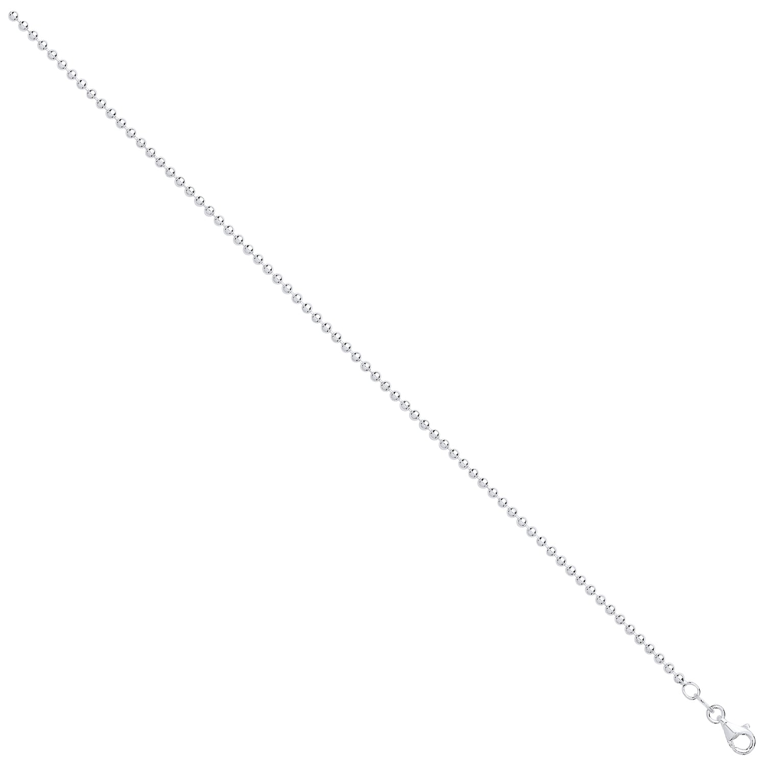 925 Sterling Silver 2mm Ball Bead Chain