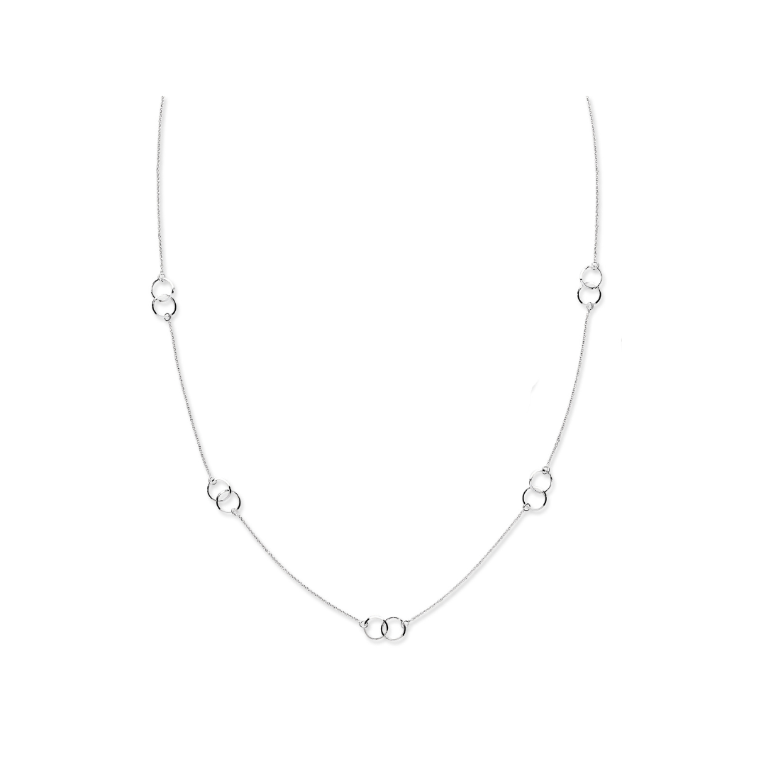 925 Sterling Silver 34" Fancy Chain