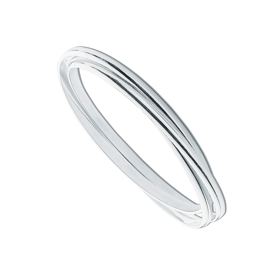 925 Sterling Silver Russian Wedding Bangle