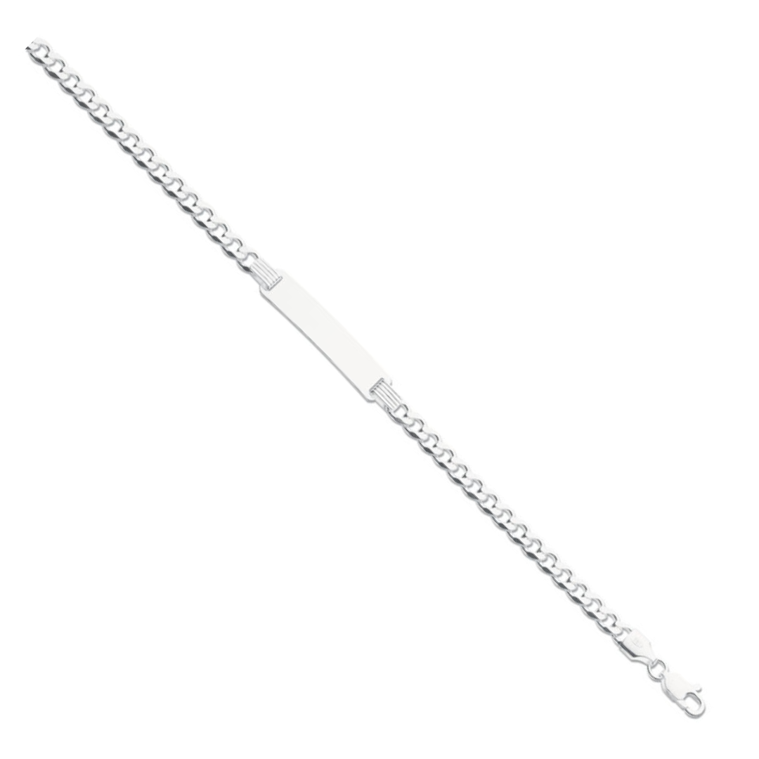 925 Sterling Silver ID Baby 6"/ Ladies 7" Bracelet