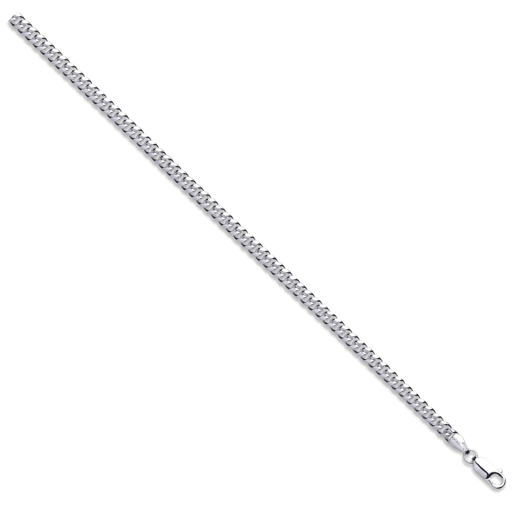 925 Sterling Silver 4.9mm Dome Cuban Link Chain / Bracelets