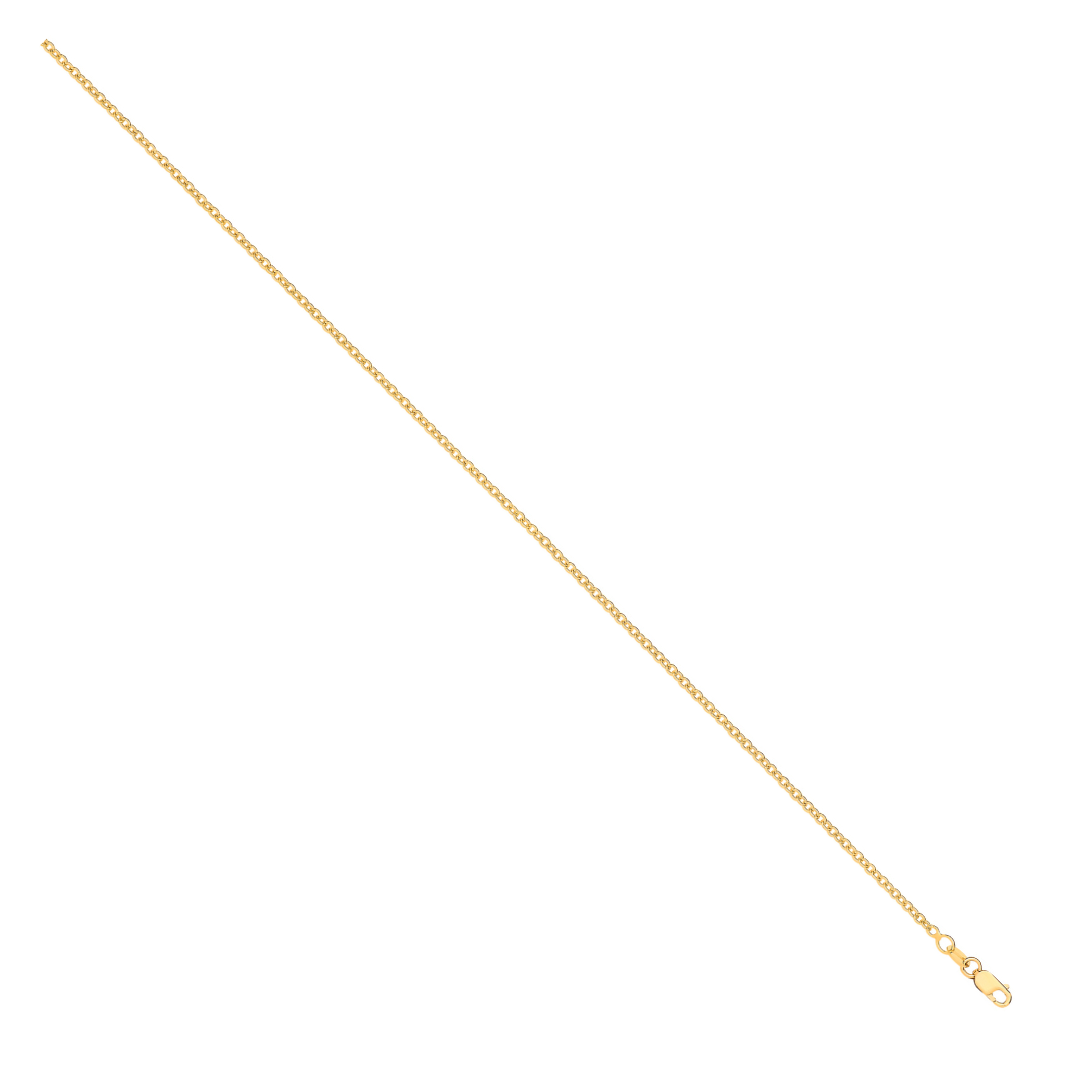 9ct Yellow Gold 2.0mm Rolo Chain