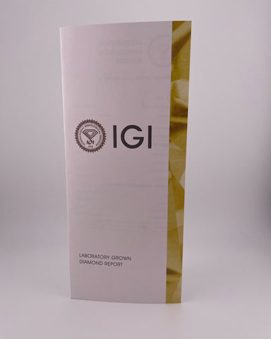 9ct White Gold 10.00ct Lab Grown Diamond Tennis Necklace IGI Certified