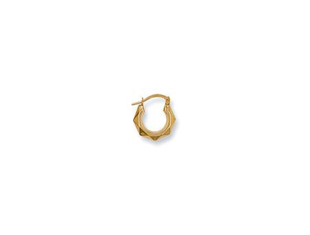 9ct Yellow 13mm Gold Fancy Creoles