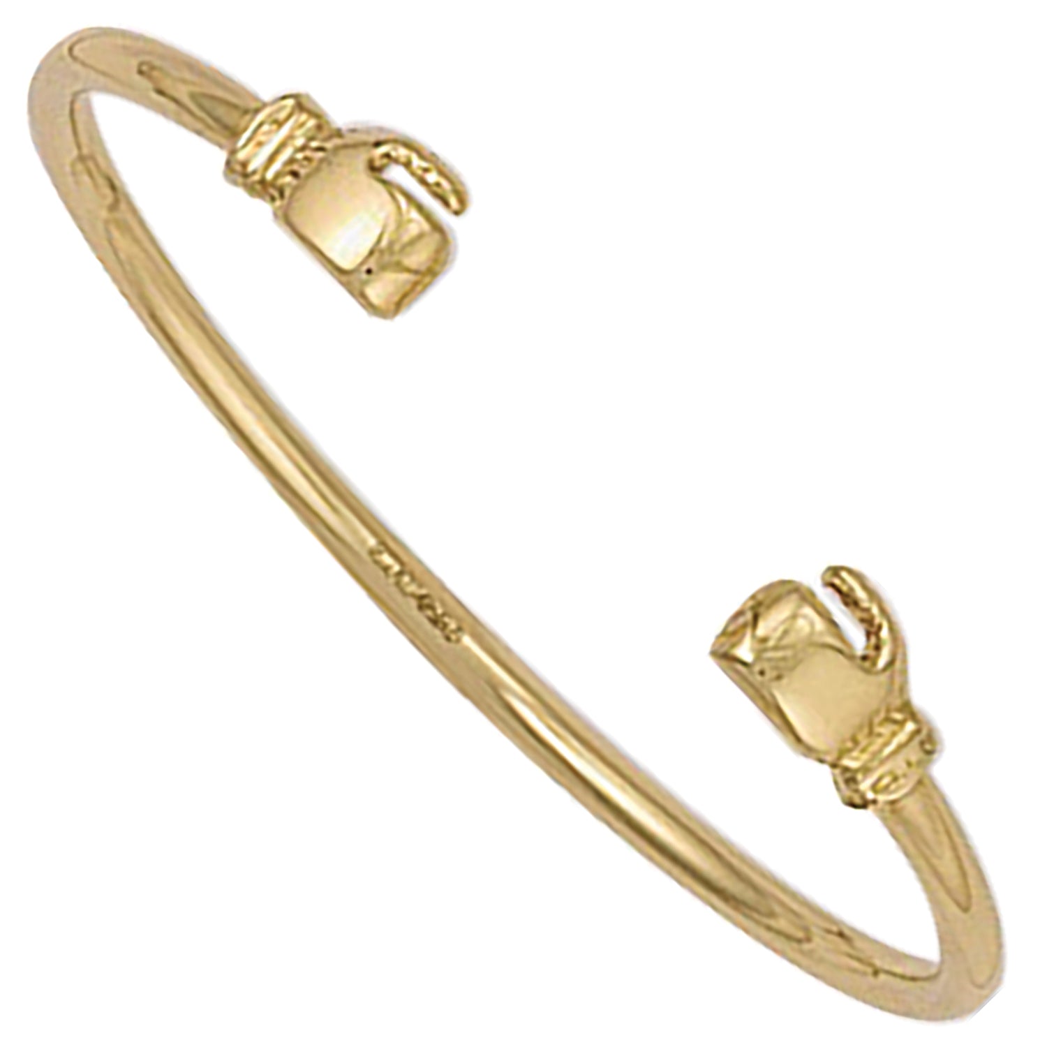 9ct Yellow Gold Childs Boxing Glove Bangle