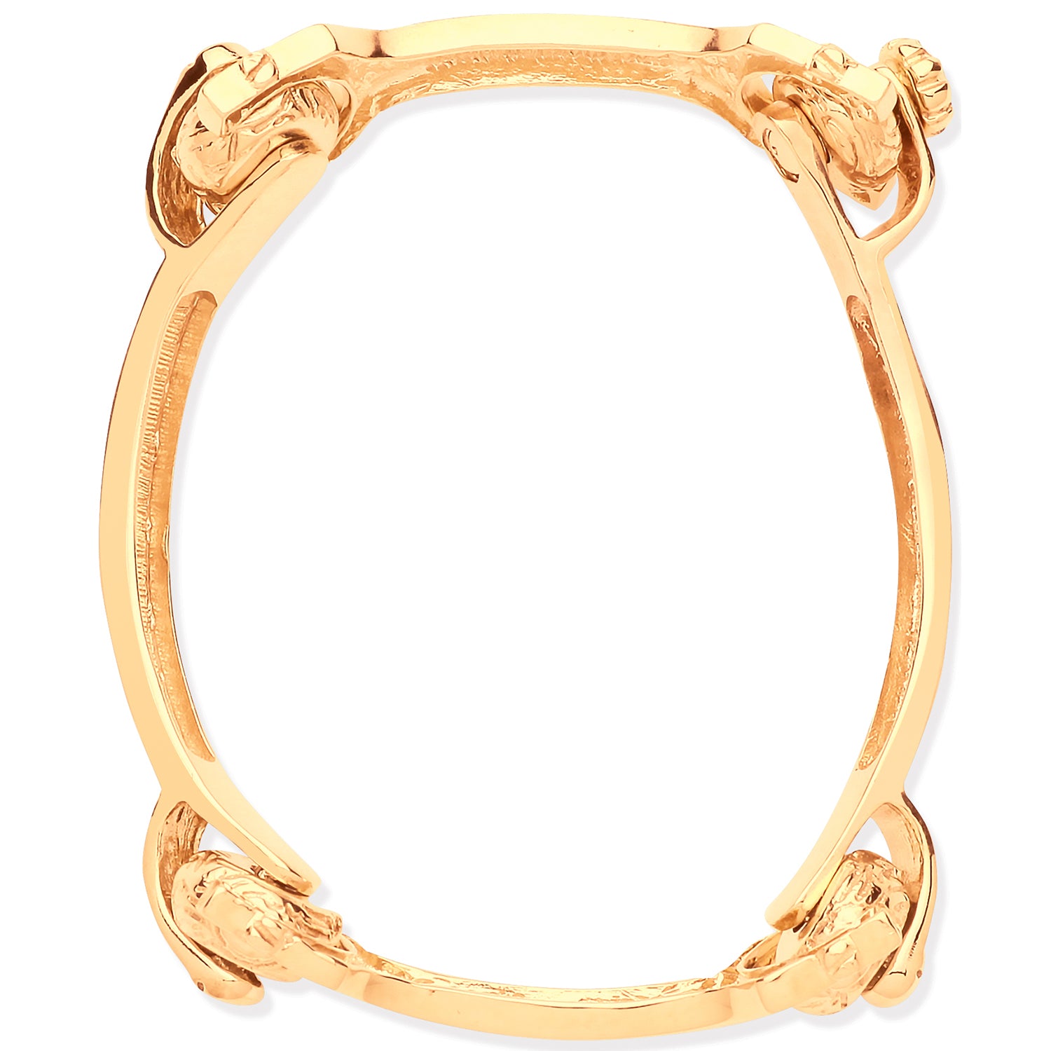 9ct Yellow Gold 4 Piece Bone Childs Bangle