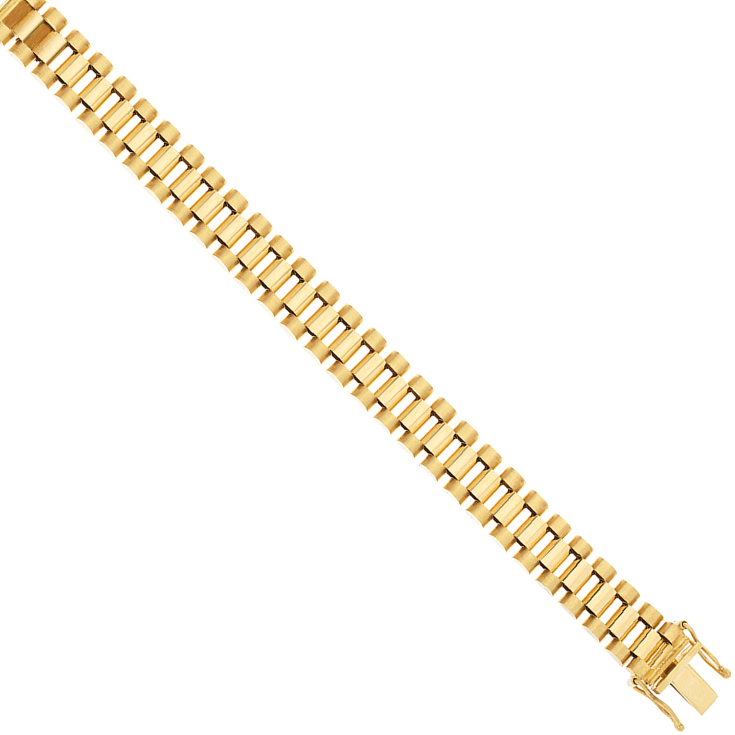 9ct Yellow Gold Fancy Link 6" Childs Bracelet