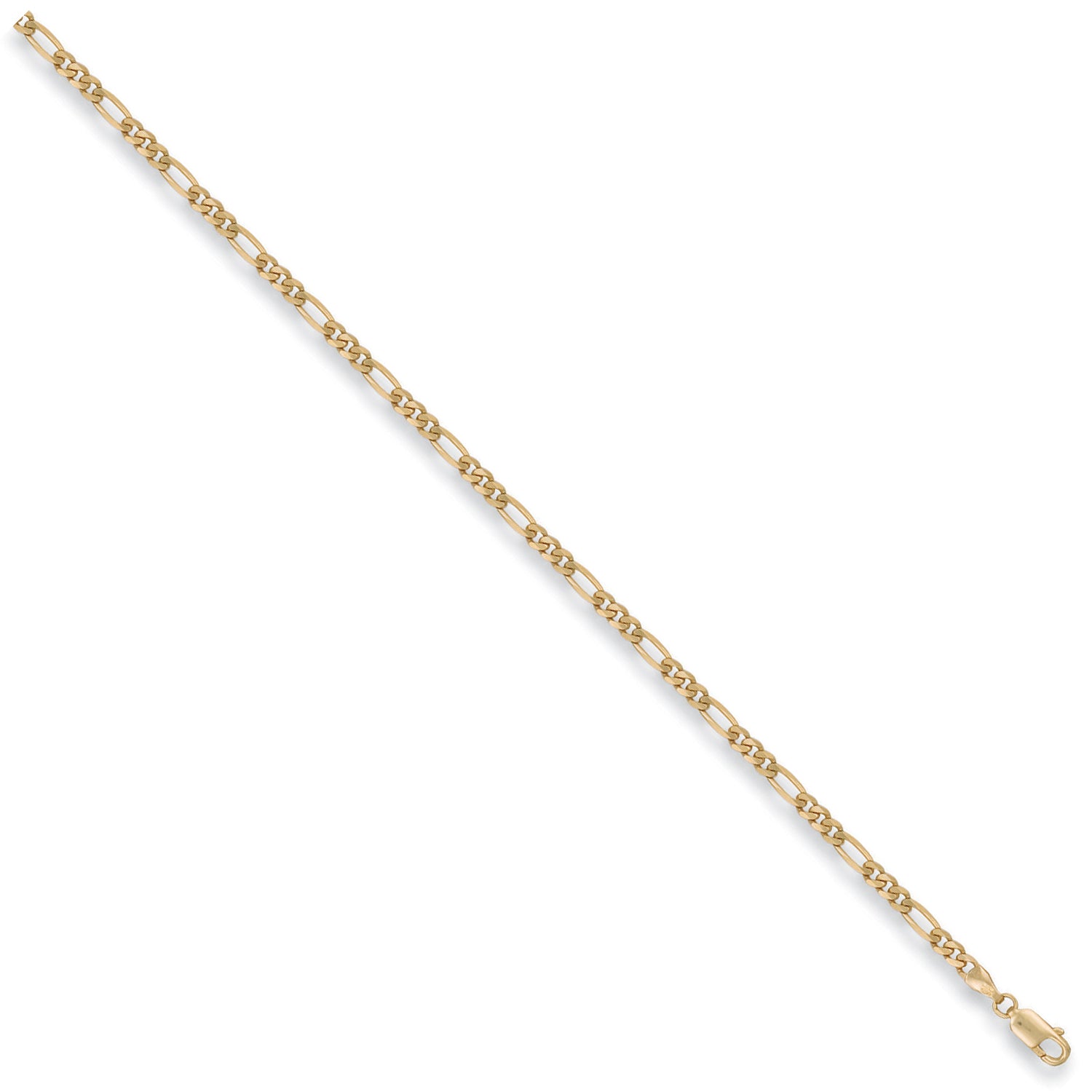 9ct Yellow Gold 3.6mm Figaro Chain