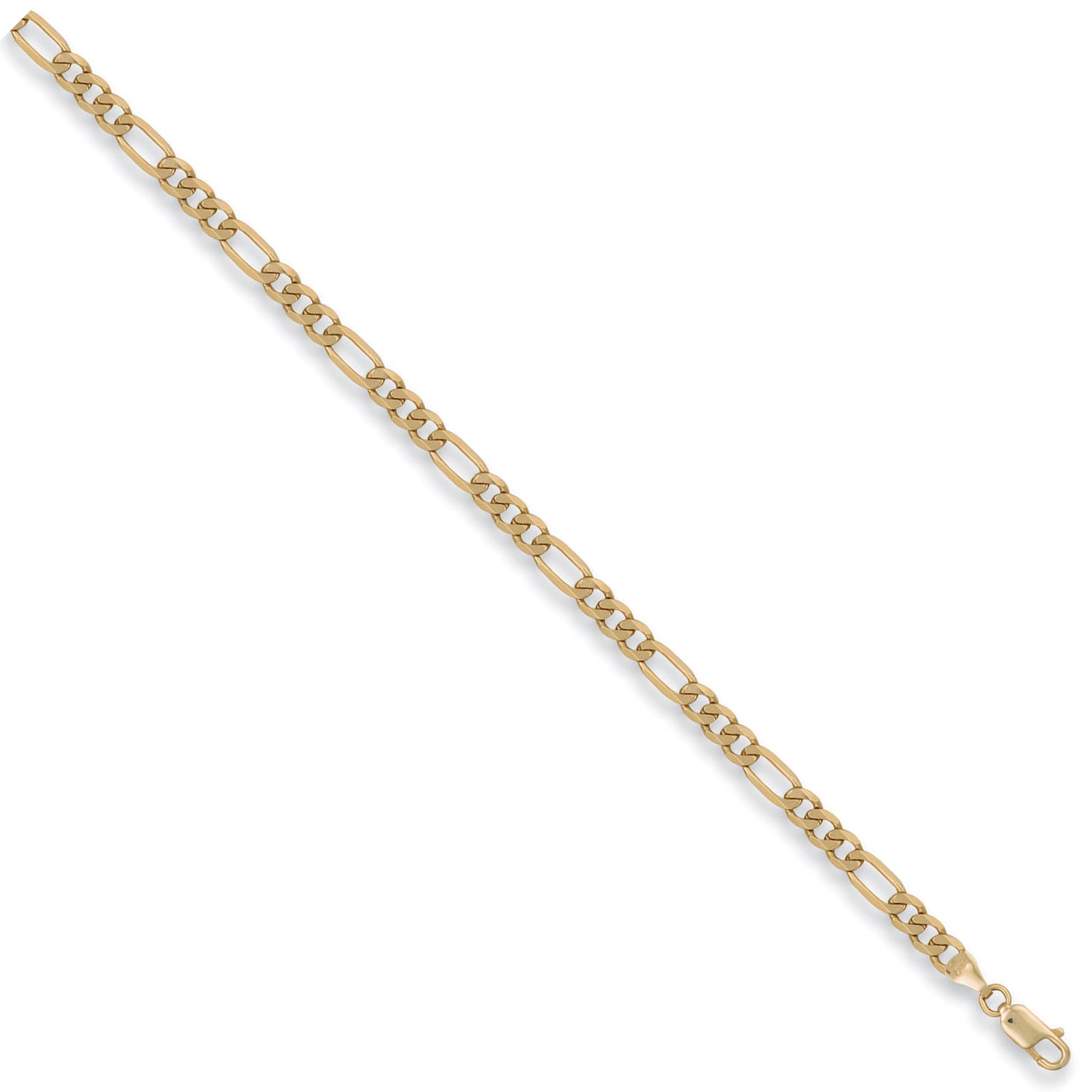 9ct Yellow Gold 4.7mm Figaro Chain