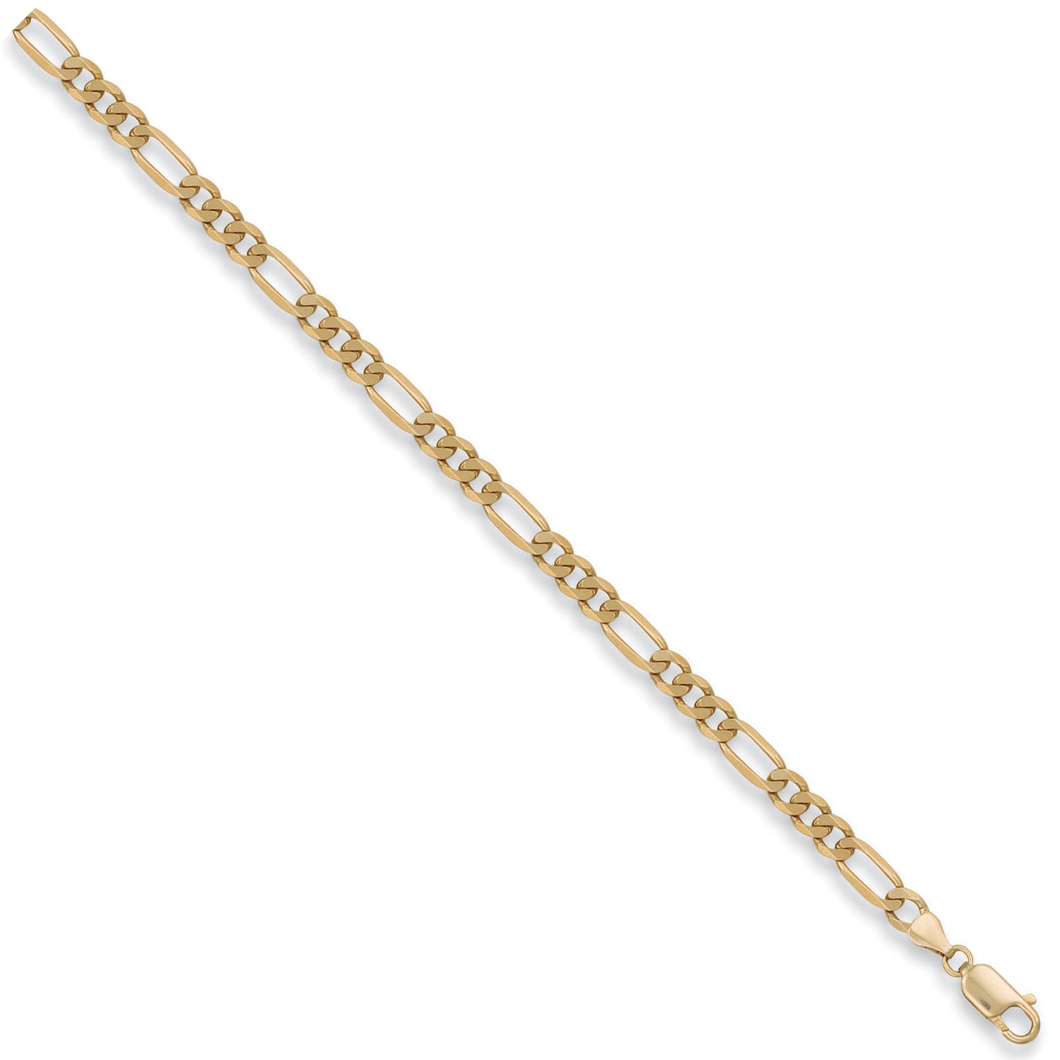 9ct Yellow Gold 5.5mm Figaro Chain