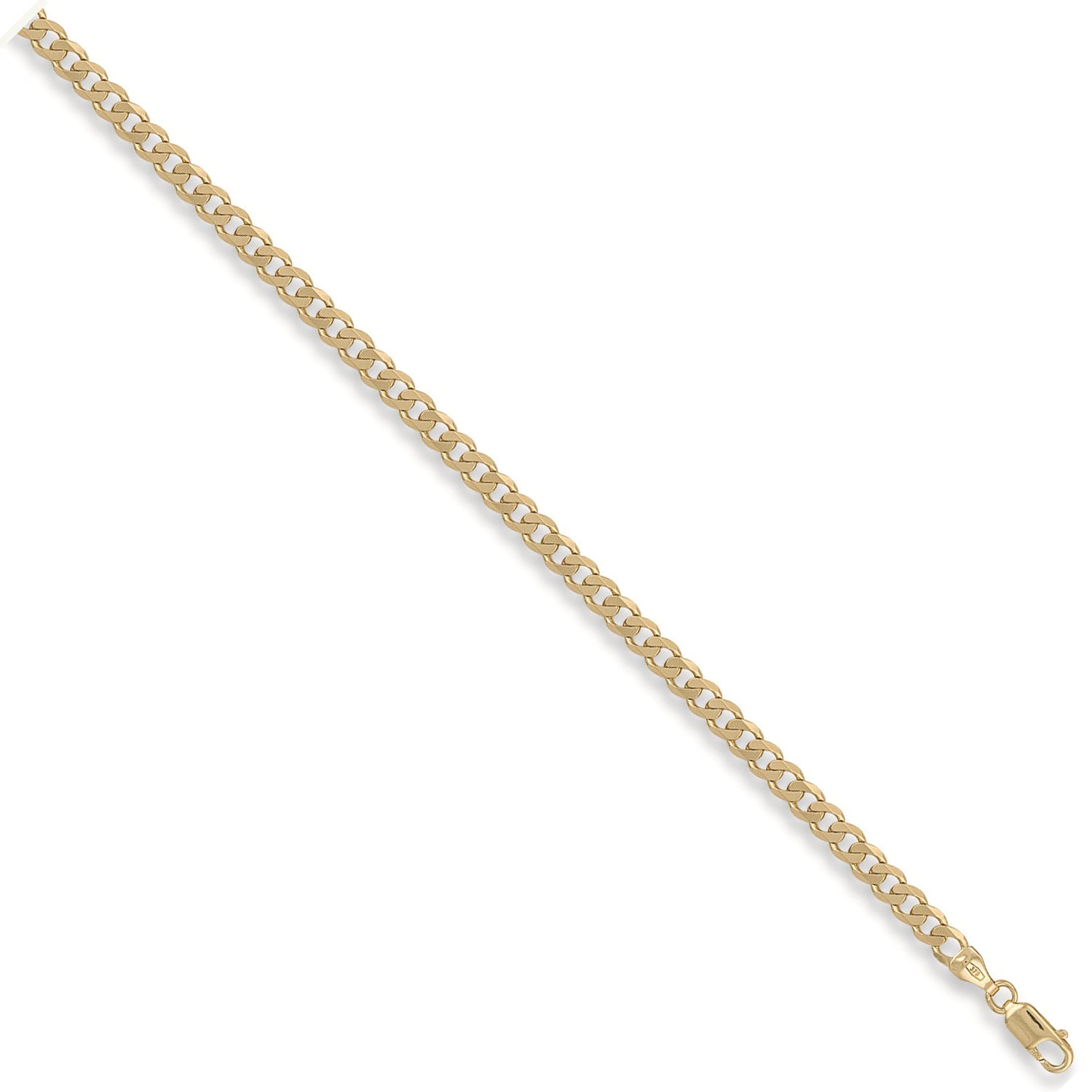 9ct Yellow Gold 4.6mm Curb Chain