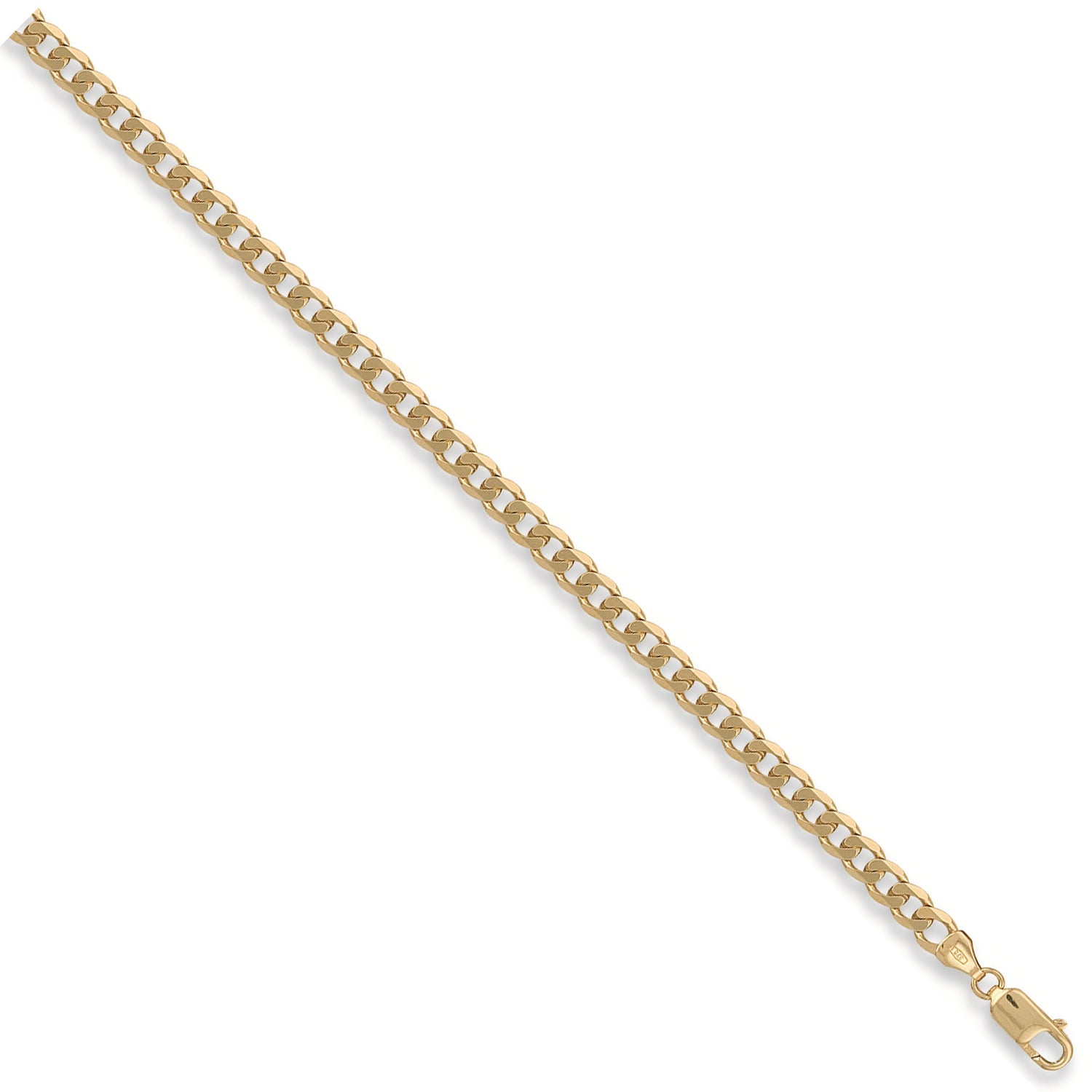 9ct Yellow Gold 5.4mm Curb Chain