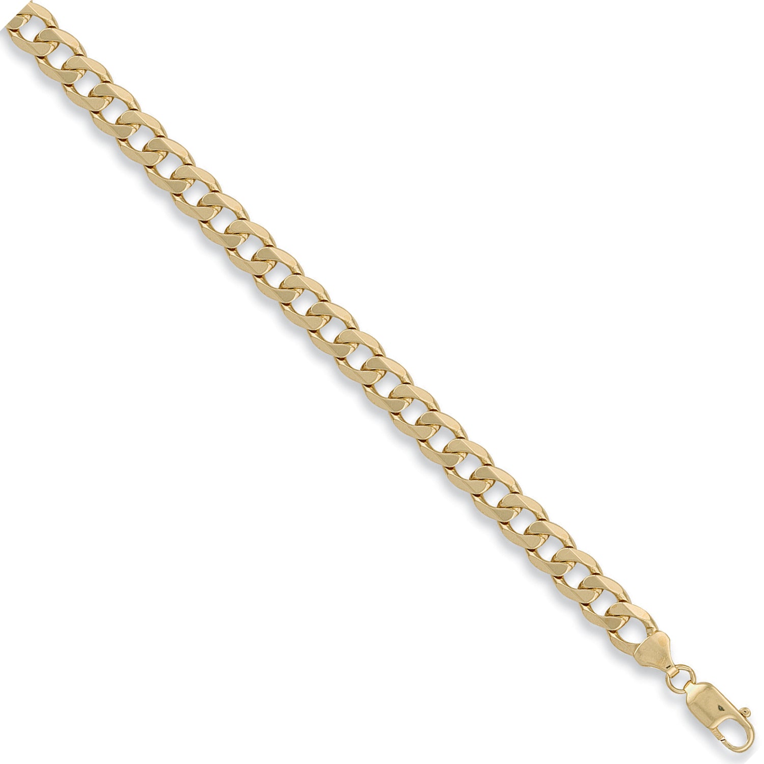 9ct Yellow Gold 8.5mm Curb Chain