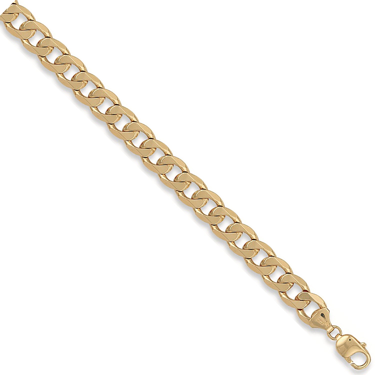 9ct Yellow Gold 11.7mm Curb Chain