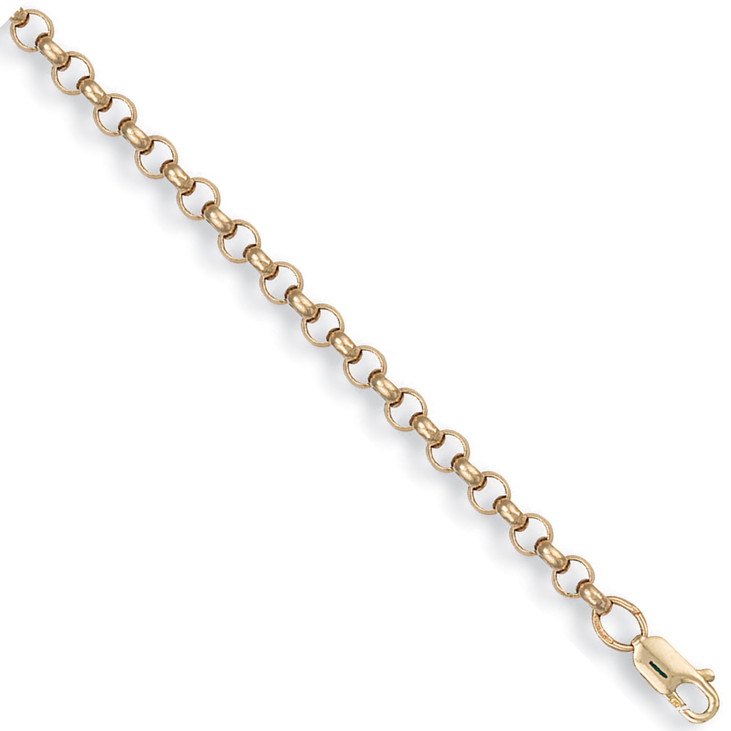 9ct Yellow Gold 4.7mm Round Belcher Chain