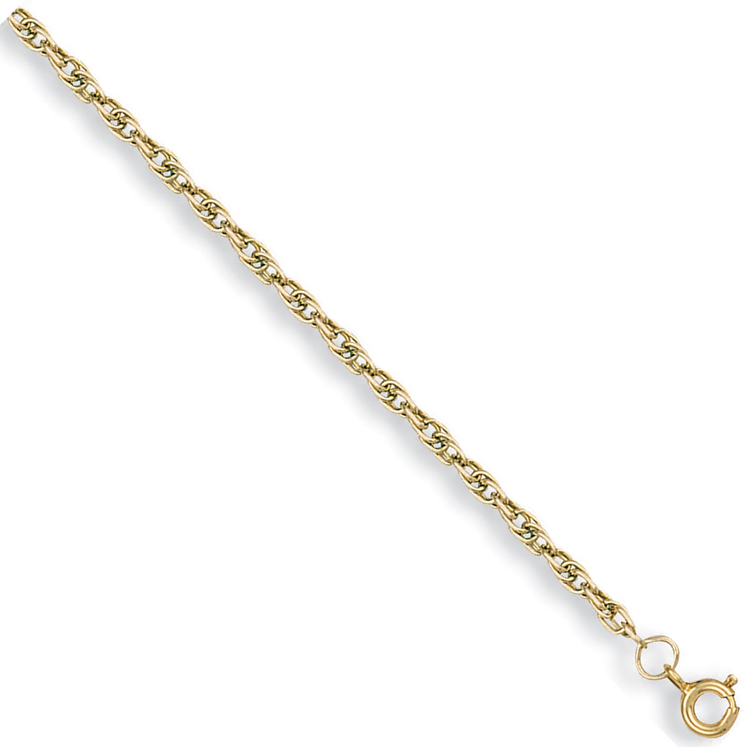 9ct Yellow Gold 3.3mm Prince of Wales Chain