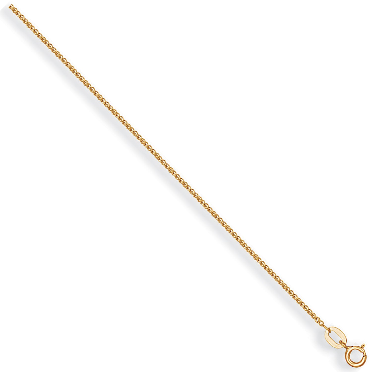 9ct Yellow Gold 1.2mm Singapore Chain