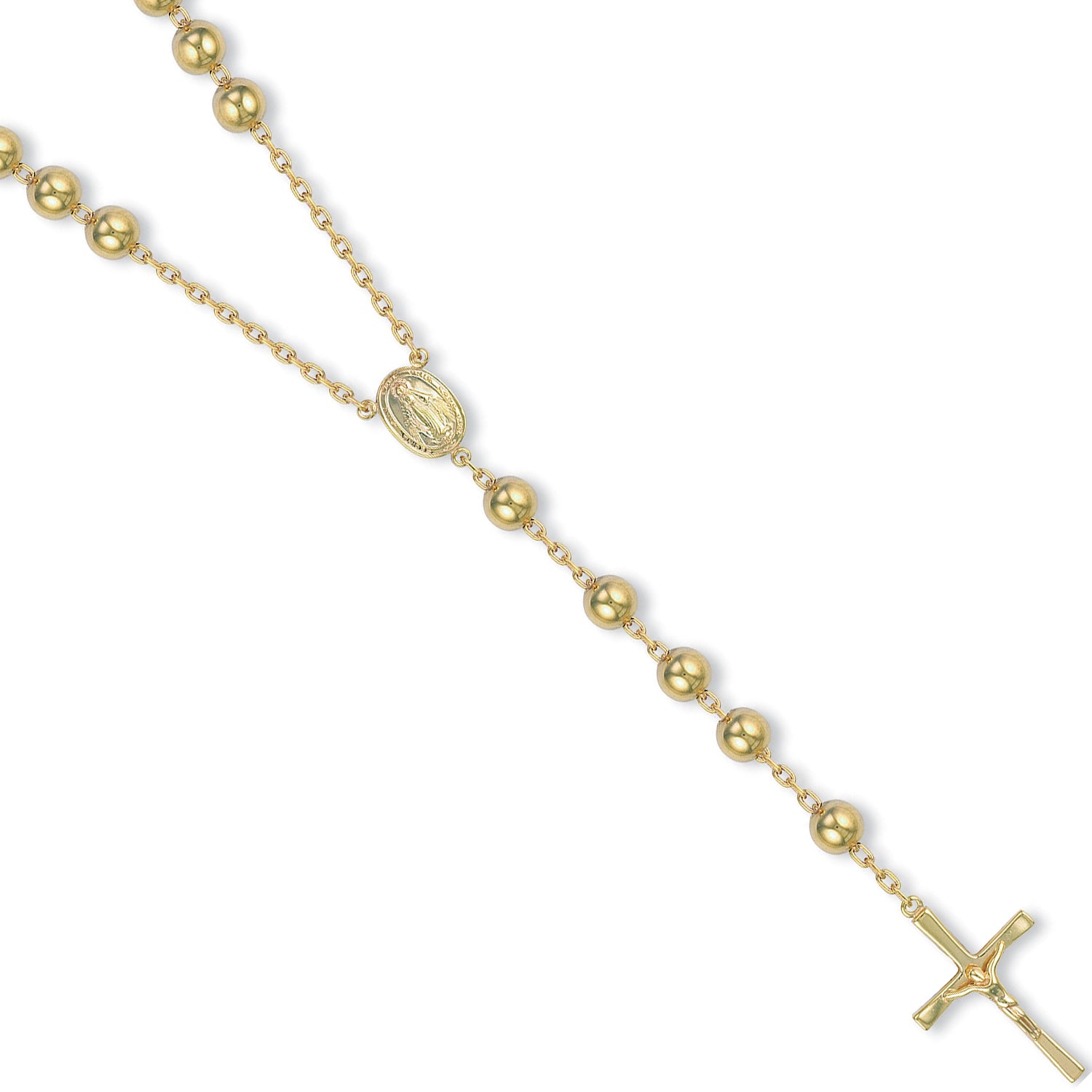 9ct Yellow Gold  Rosary Beads 28"