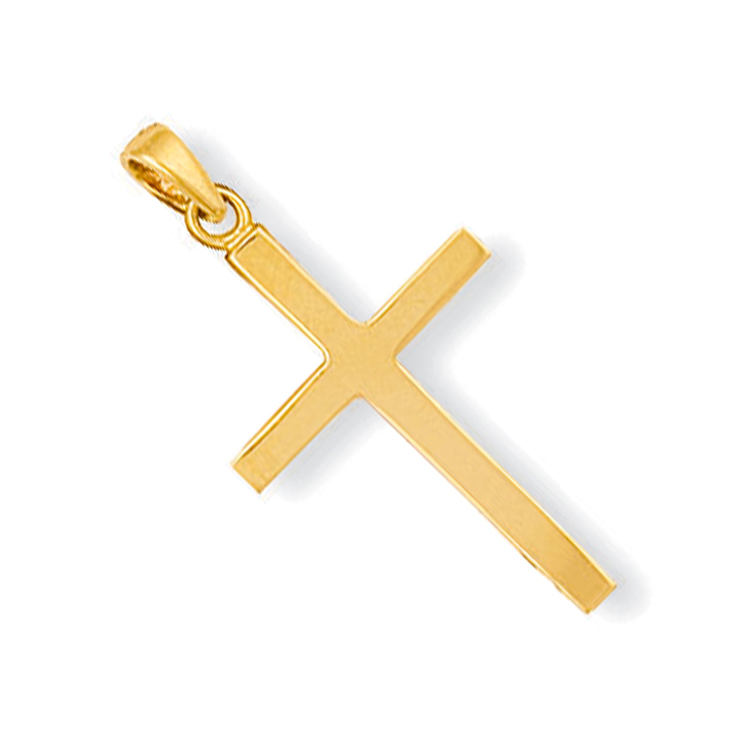 9ct Yellow Gold Plain Cross