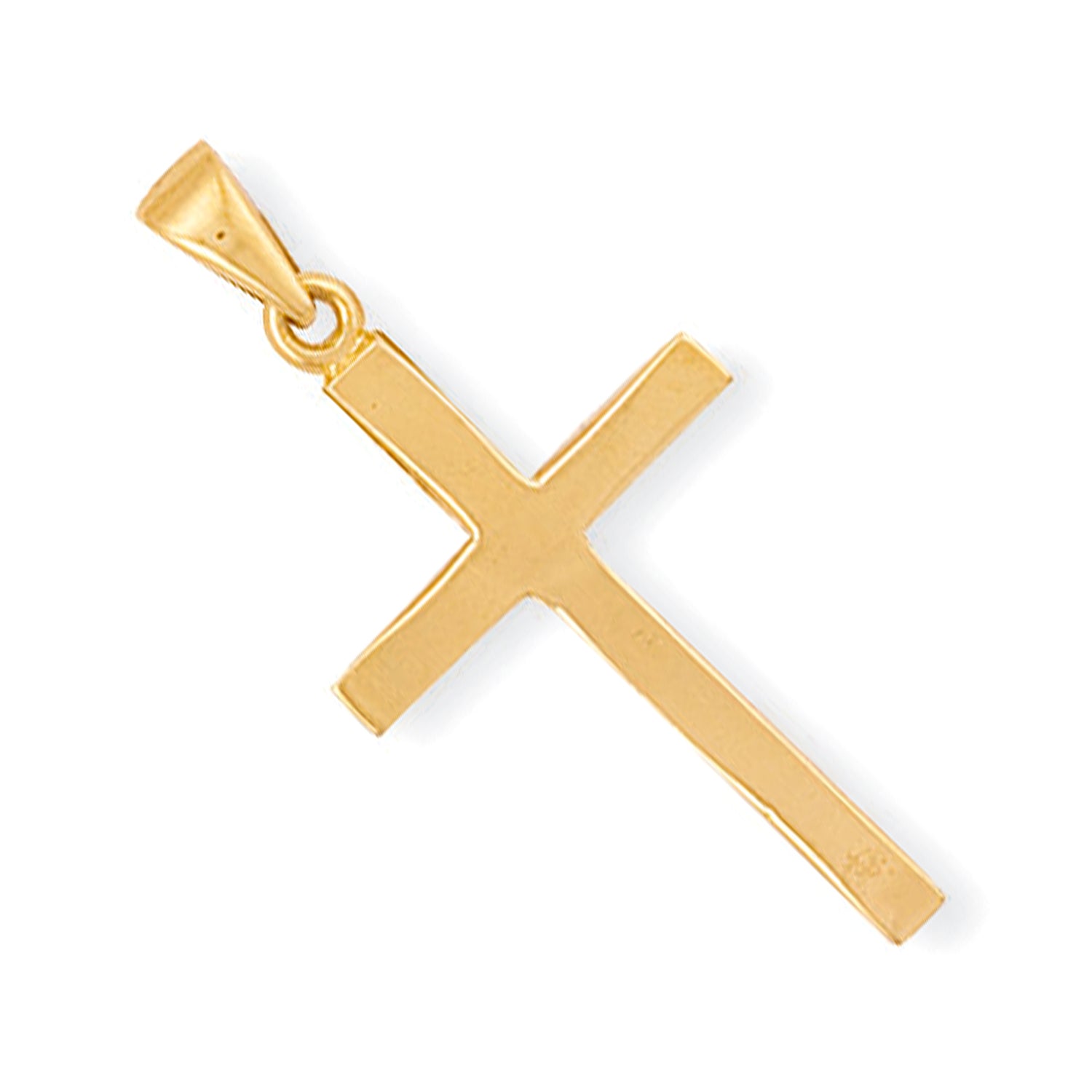 9ct Yellow Gold Plain Cross