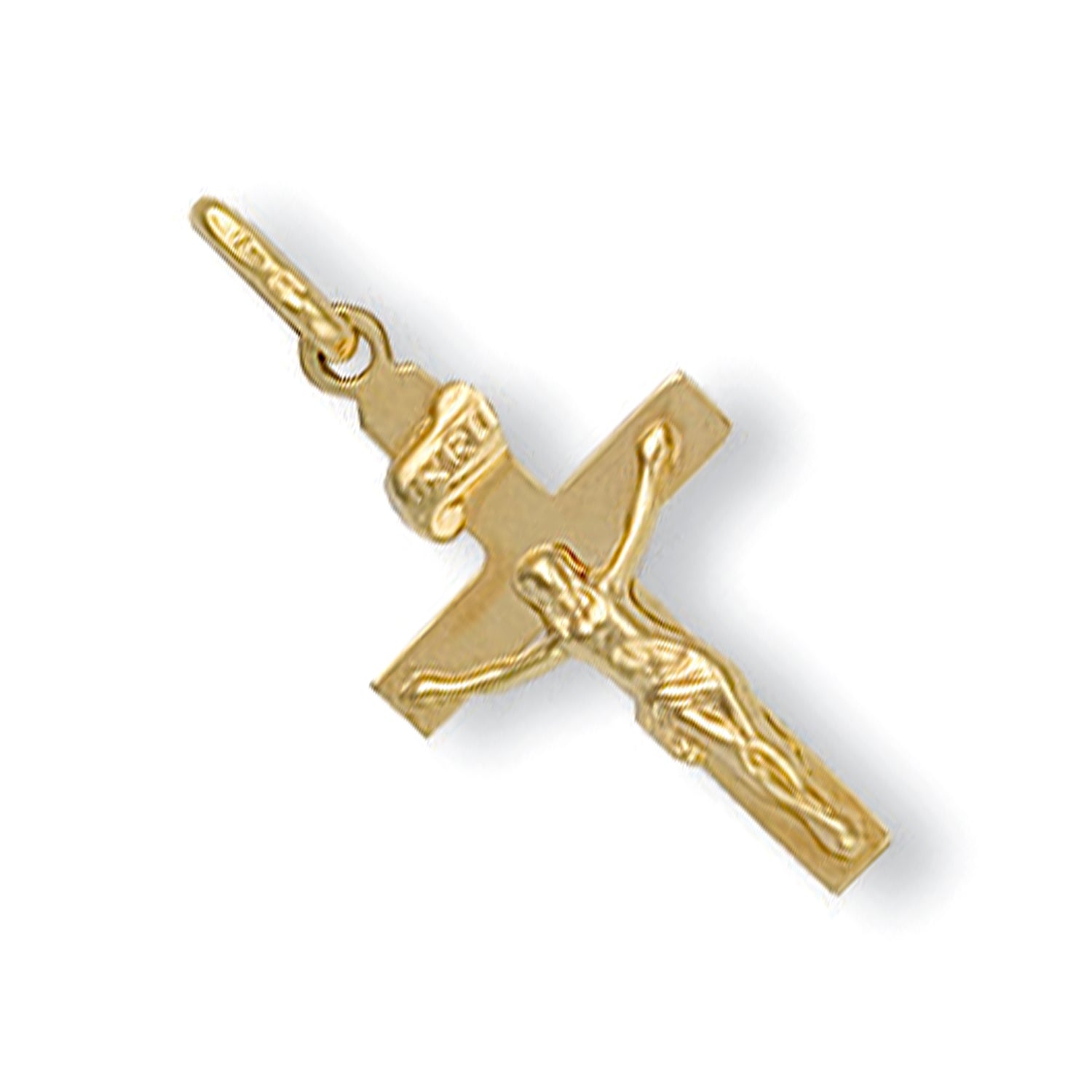 9ct Yellow Gold Crucifix