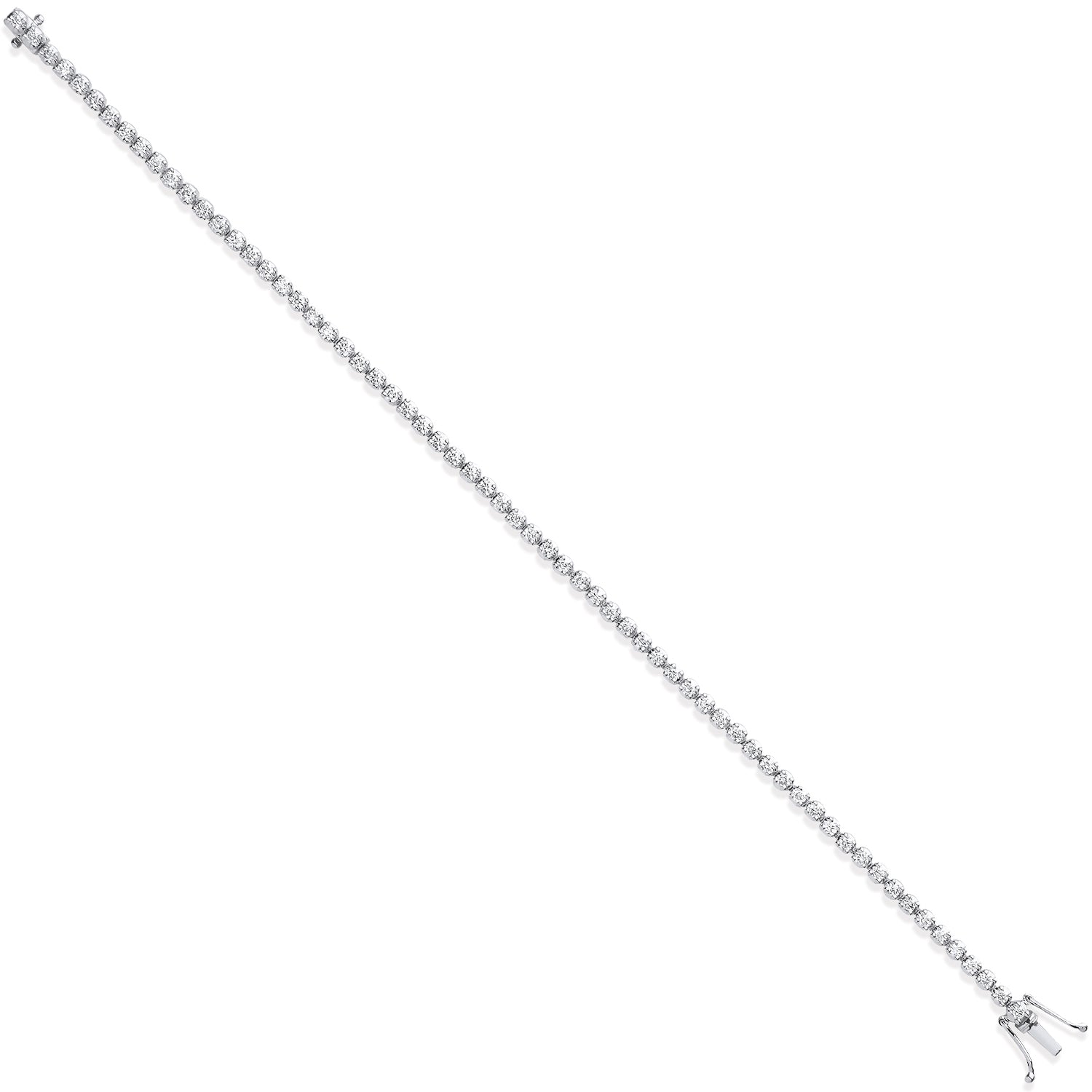 18ct White Gold 1.60ct Diamond Tennis Bracelet