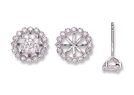 18ct White Gold 0.70ct Diamond Stud Earrings