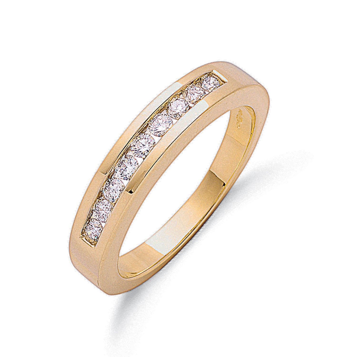 9ct Yellow Gold 0.35ct Diamond Eternity Ring