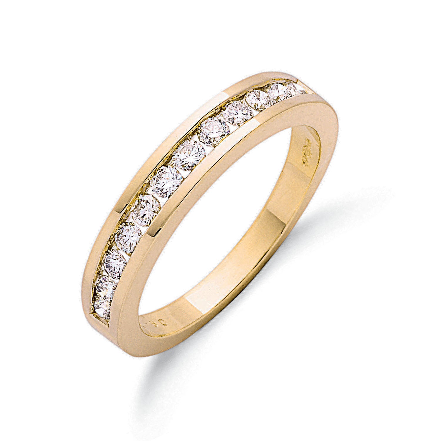 9ct Yellow Gold 0.50ct Diamond Eternity Ring