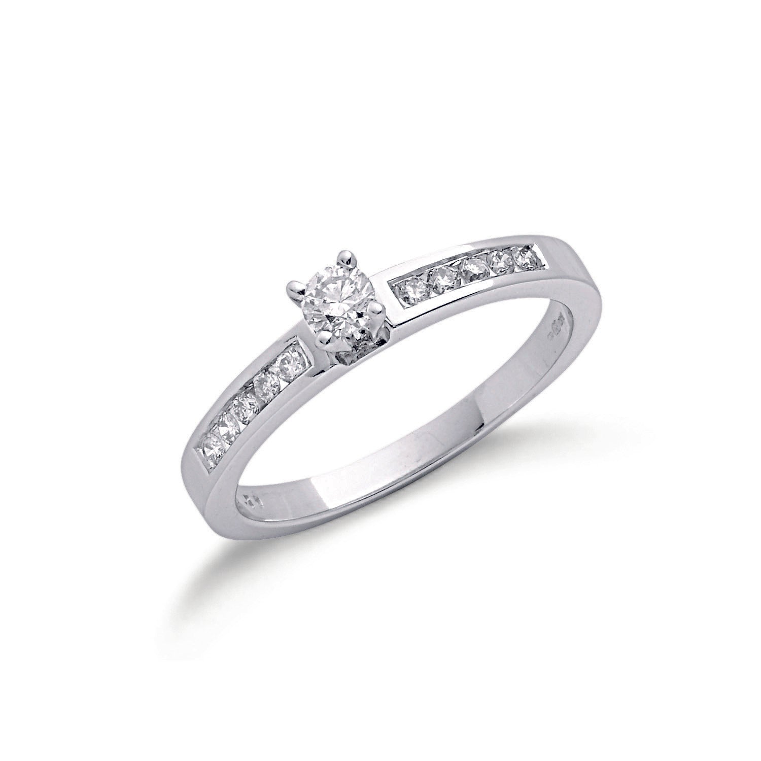 9ct White Gold 0.30ct Diamond Engagement Ring