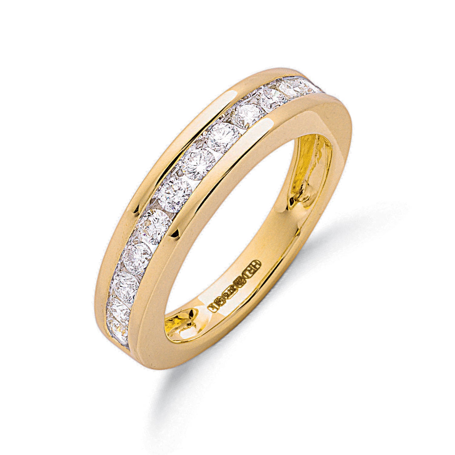 9ct Yellow Gold 0.75ct Diamond Eternity Ring