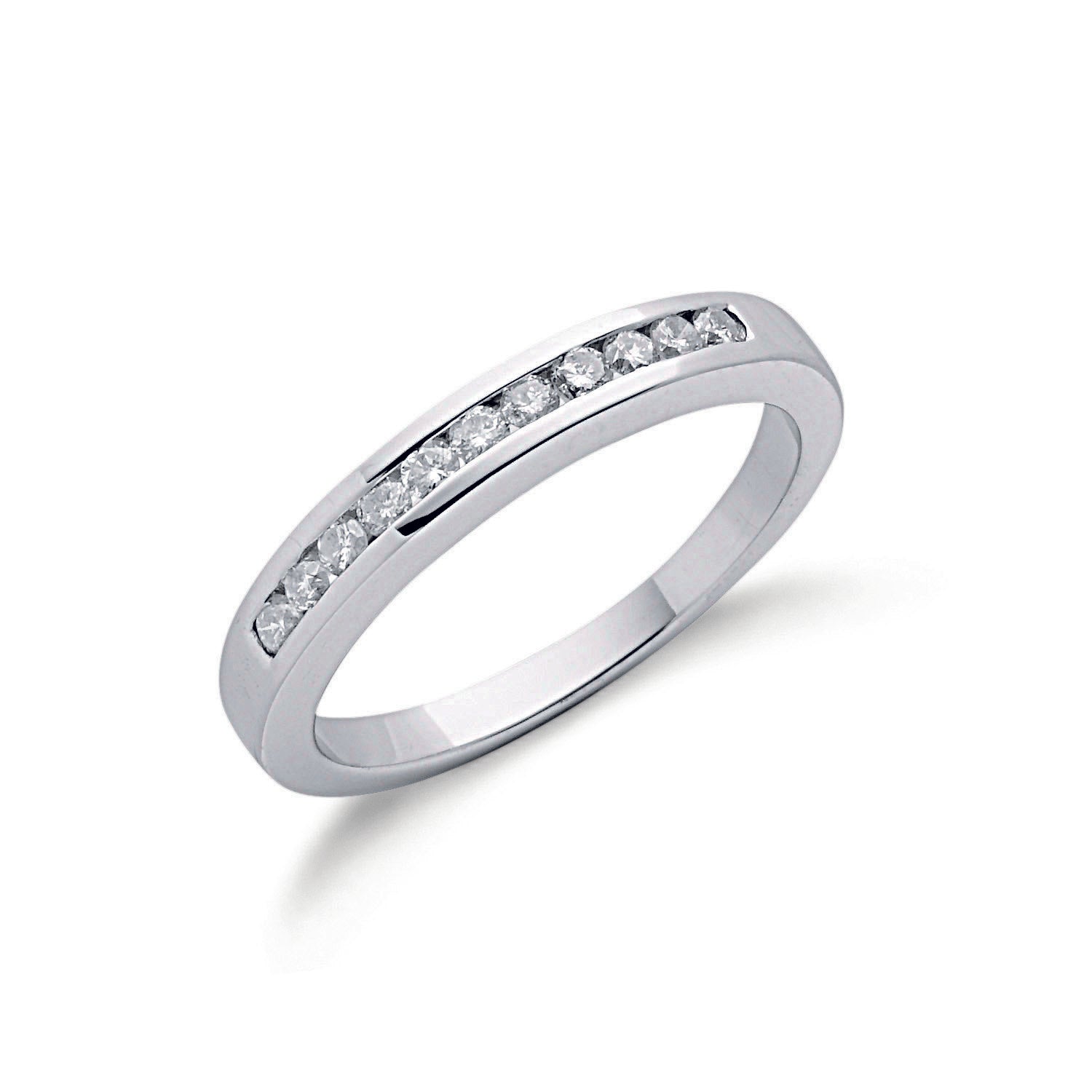 9ct White Gold 0.25ctw Diamond Eternity Ring