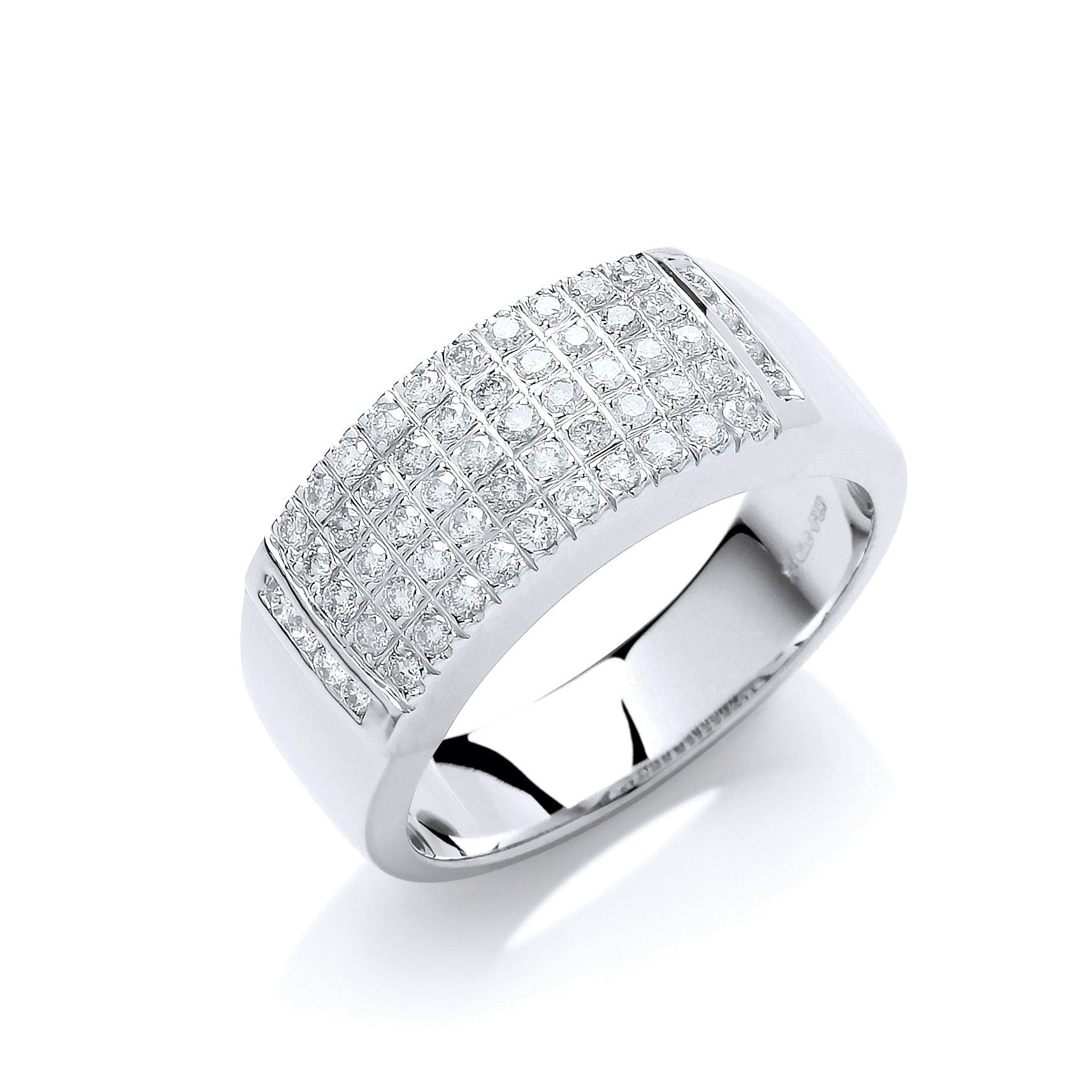 9ct White Gold 0.50ct Diamond Ring