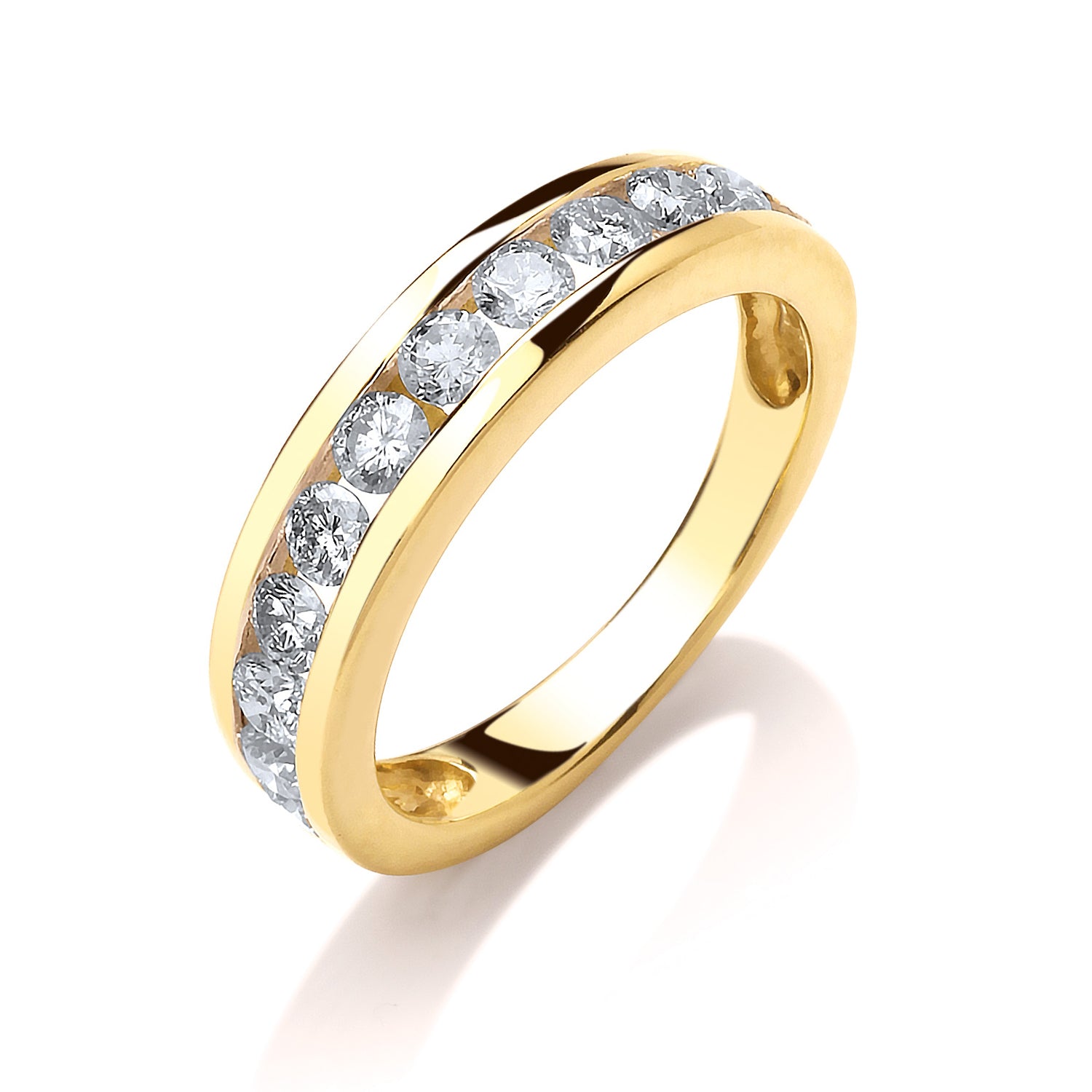 18ct Yellow Gold 0.75ctw Diamond Eternity Ring