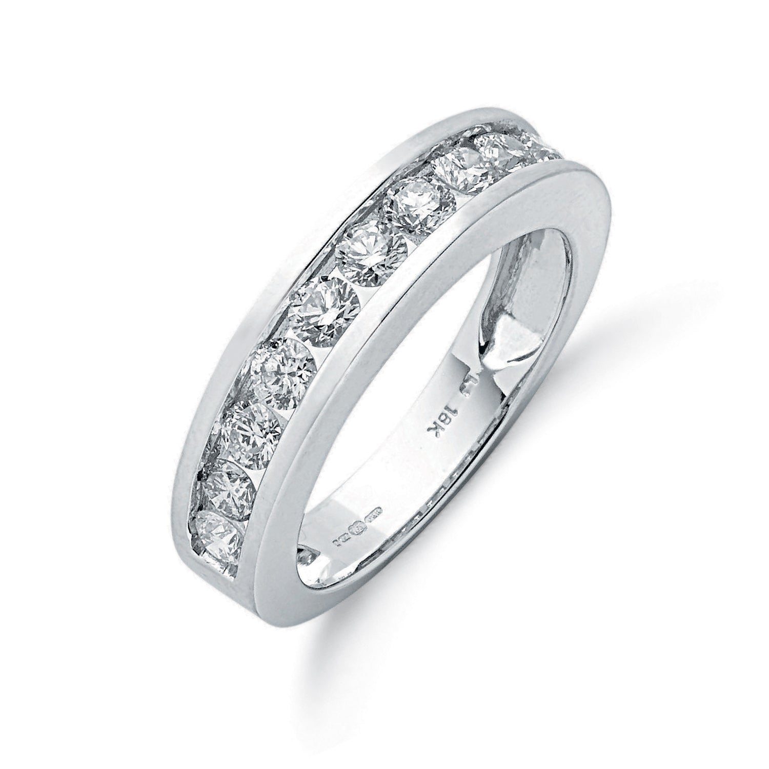 18ct White Gold 1.00ctw Diamond Eternity Ring