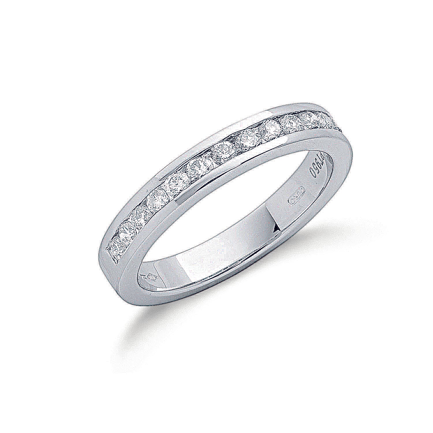 Platinum 0.50ct Diamond Eternity Ring