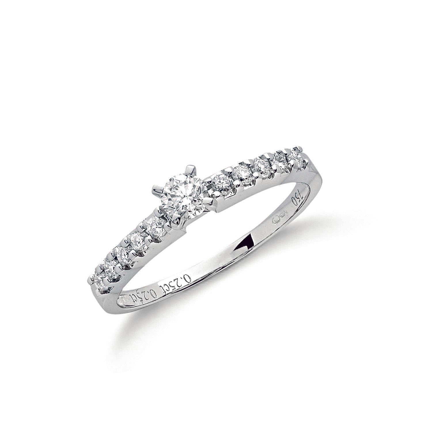 18ct White Gold 0.50ct Diamond Engagement Ring