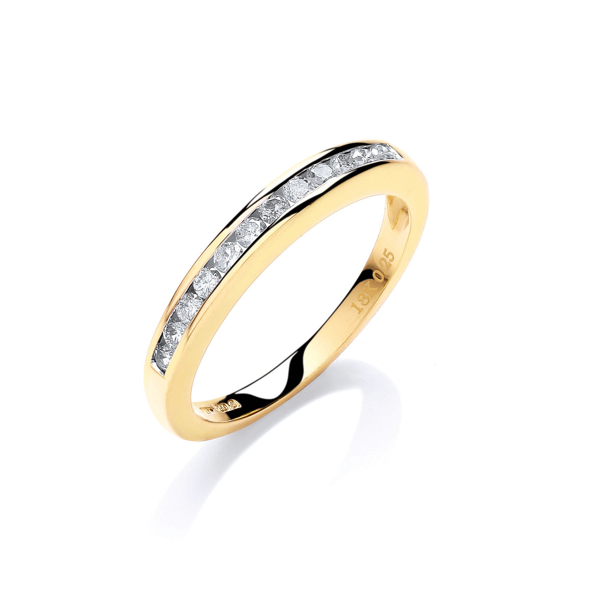 18ct Yellow Gold 0.25ctw Diamond Eternity Ring